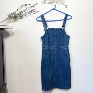 Madewell denim overall dress